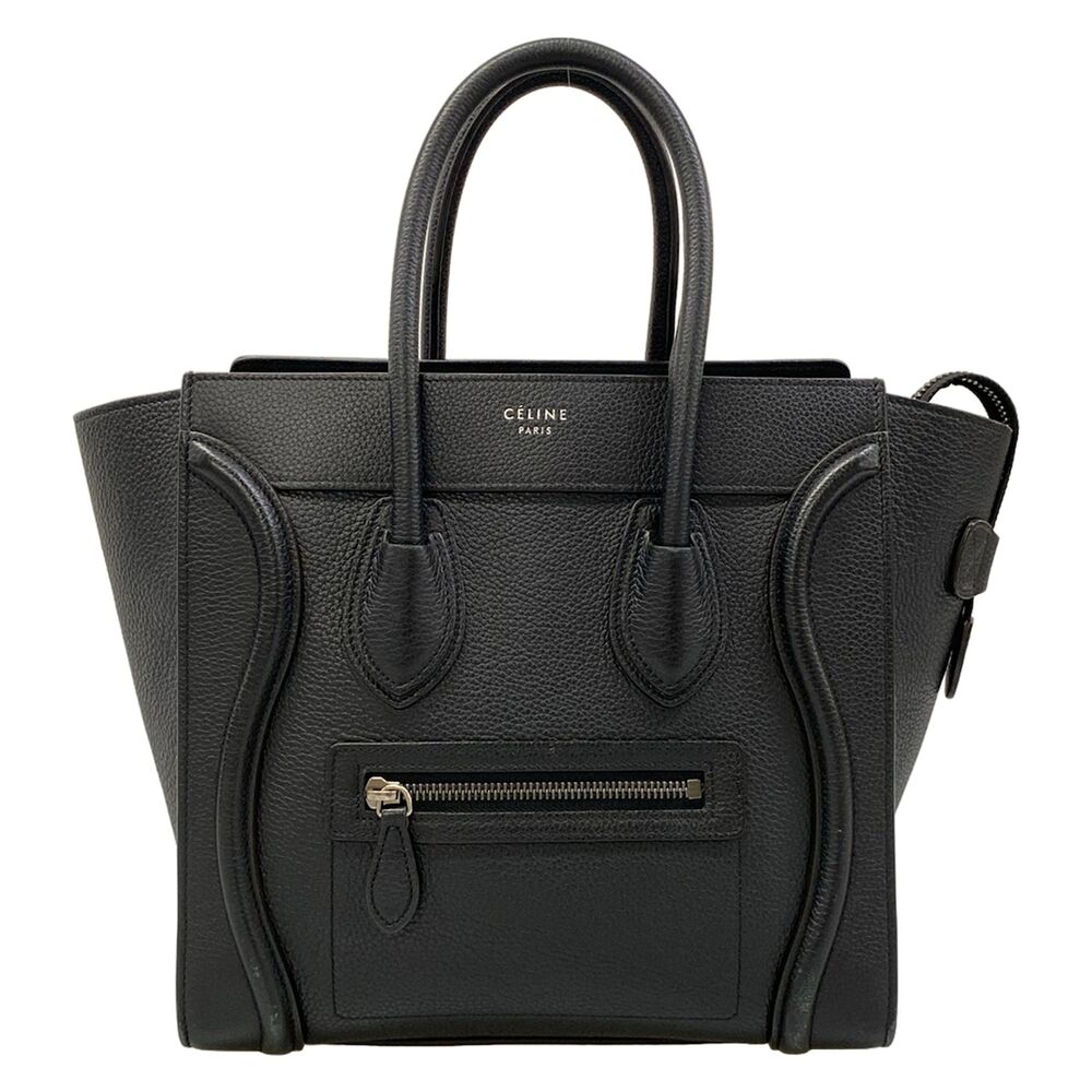 Celine Luggage Micro Shopper Handbag